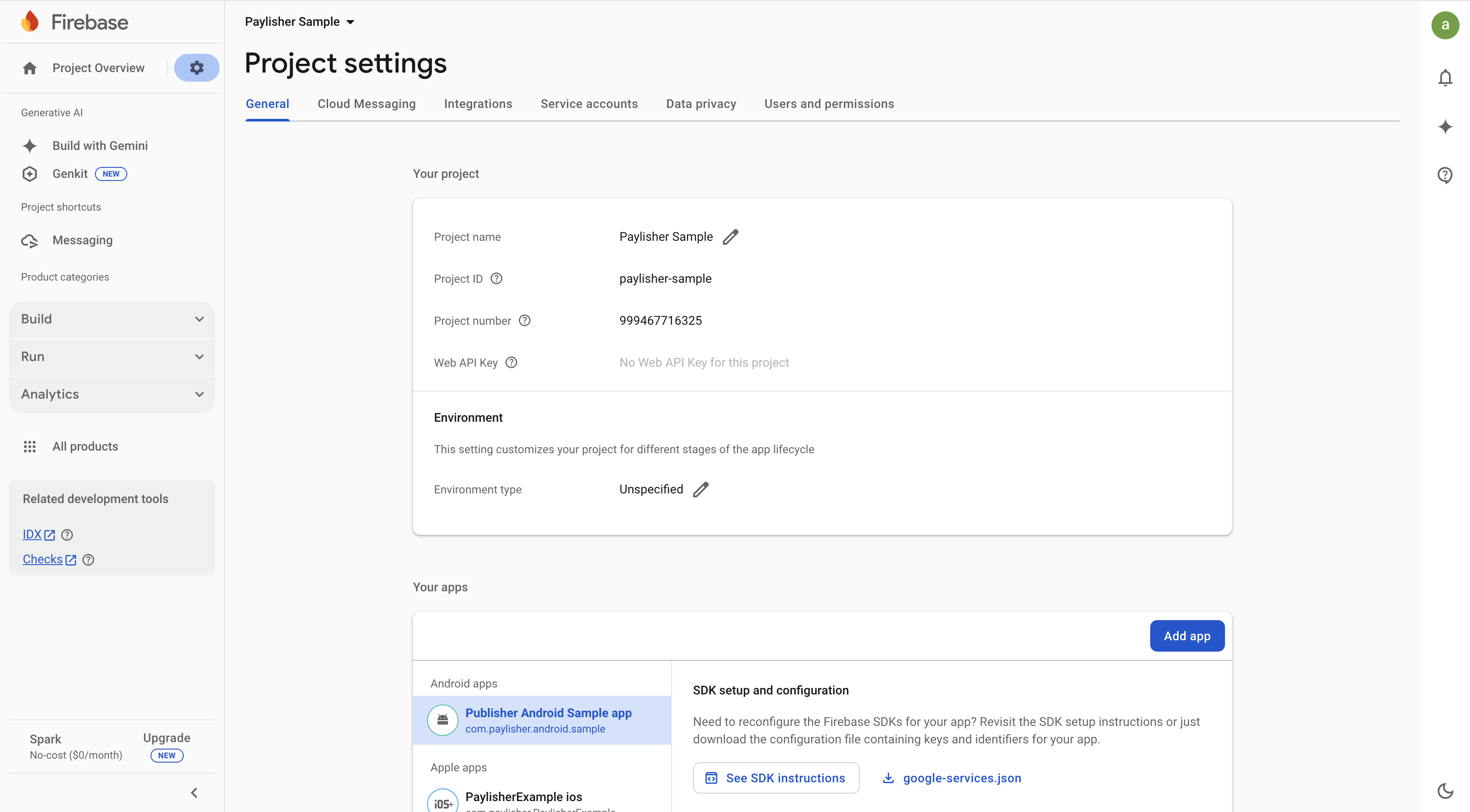 Navigate to Project Settings