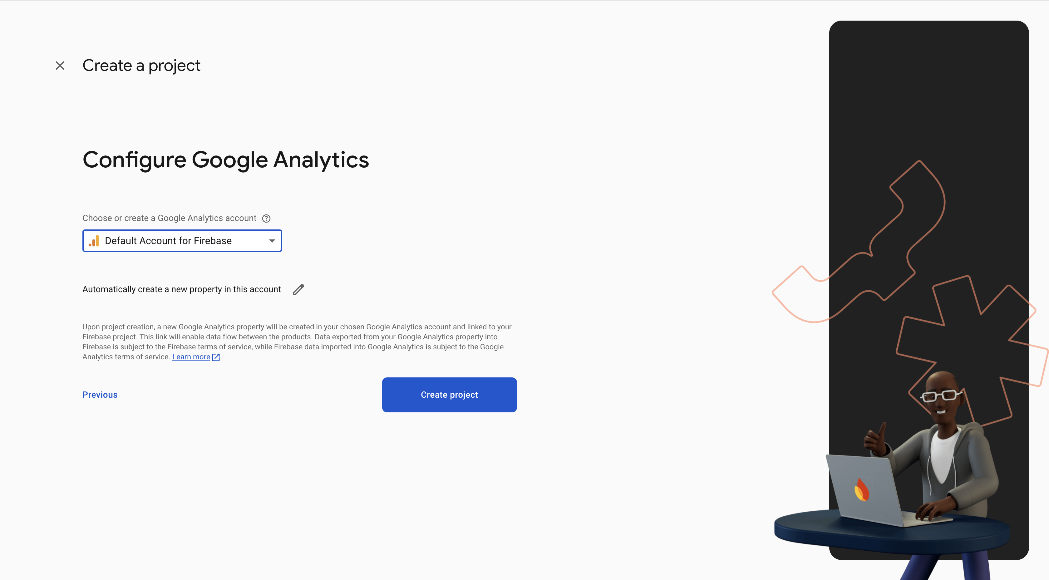 Create a Firebase Project